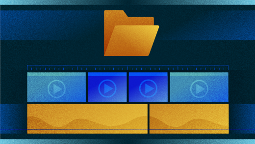 video editing dashboard