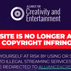 ACE Shuts Down More Illegal Steaming Sites – These Sites May Be Next