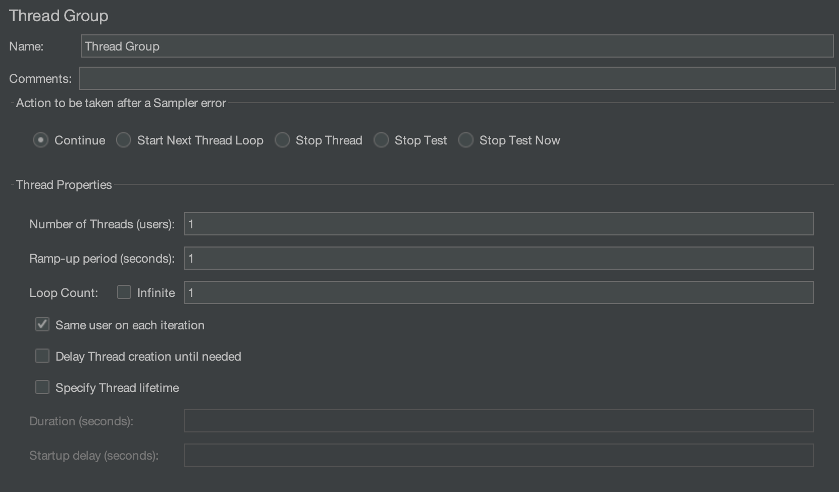 Threaded groups